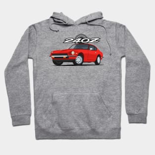 240z Fairlady classic sport coupe red Hoodie